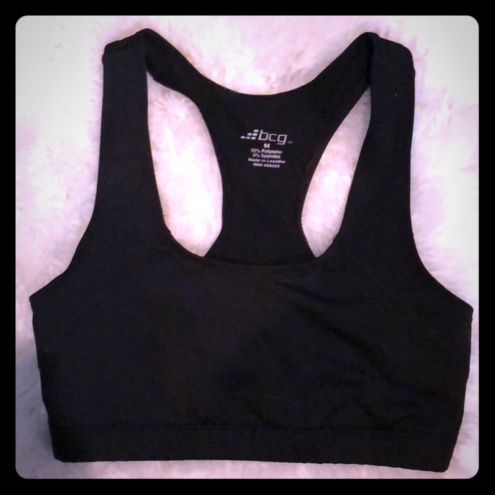 Black BCG sports bra